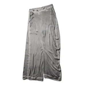 897PAM4 Ash Gray / Satin Dhoti Pants