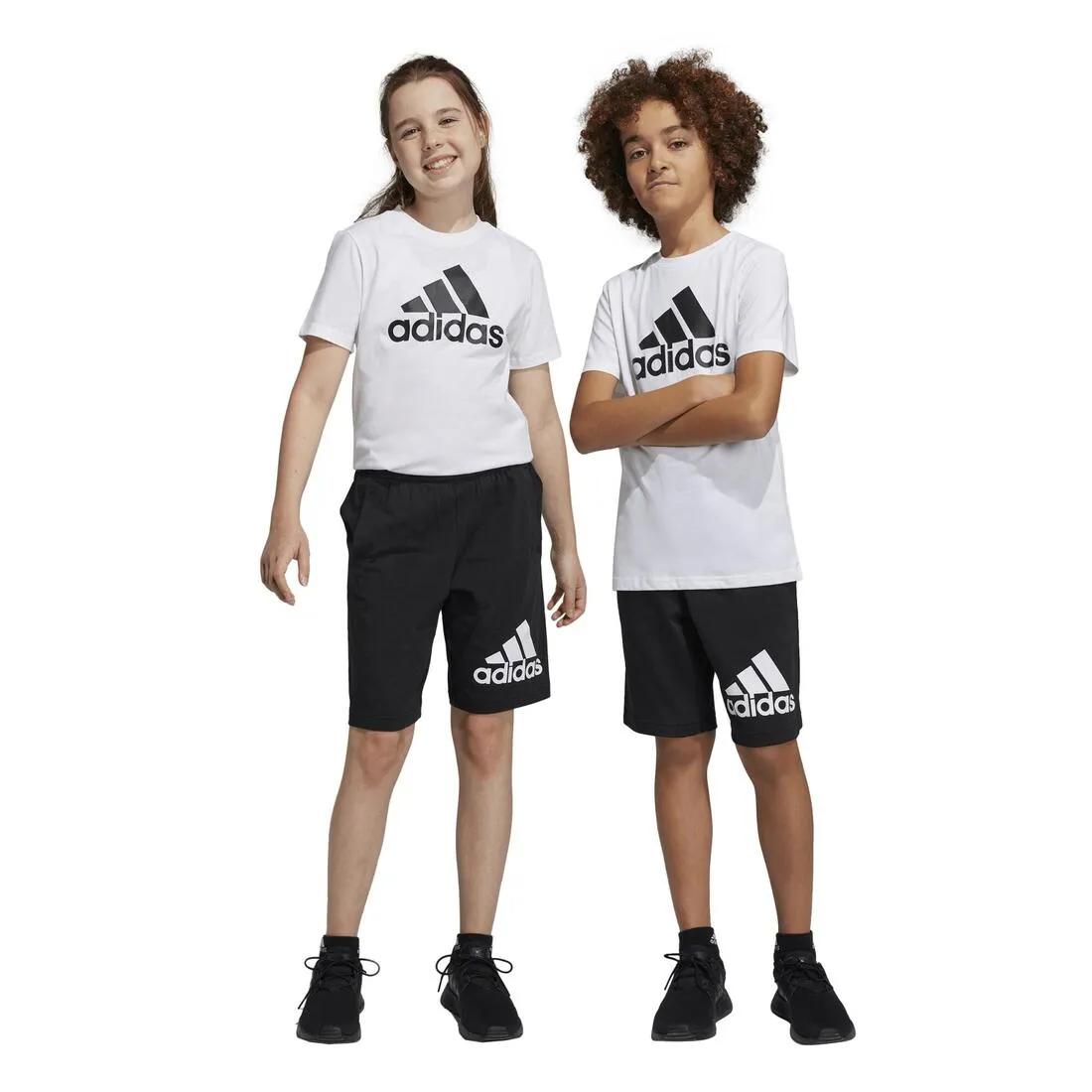 Adidas unisex essentials big logo cotton short