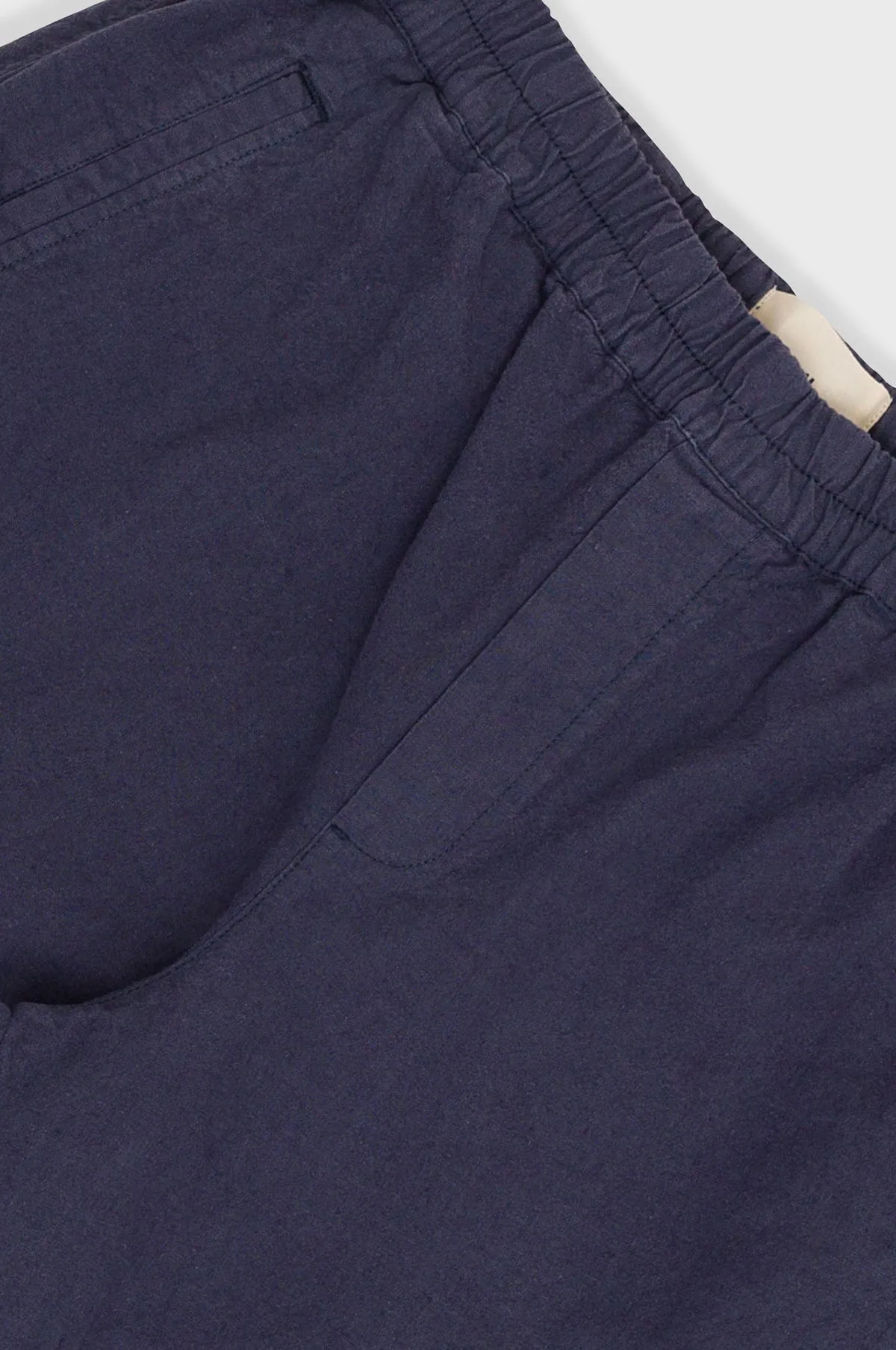 Assembly Short Soft Navy Linen