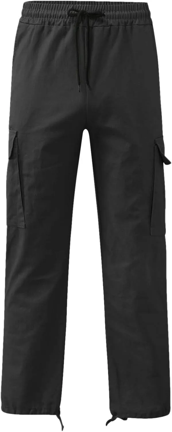 Big and Tall Cargo Pants for Men Sweatpants for Men Fashion Sports Pants Men's Casual Joggers Work Pants Drawstring