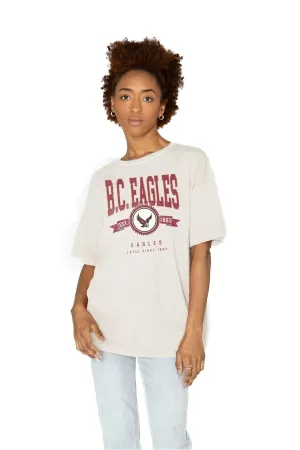 BOSTON COLLEGE EAGLES GET GOIN' OVERSIZED CREW NECK TEE
