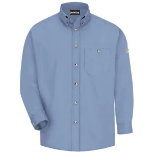 Bulwark Men's Lightweight Excel FR Dress Shirt - Light Blue