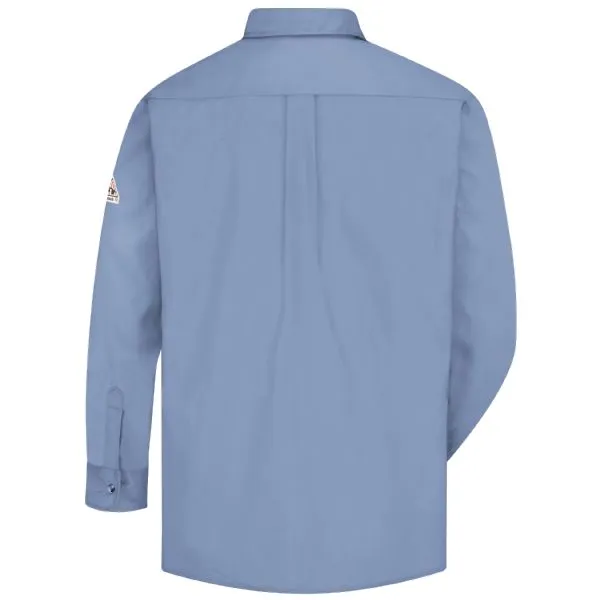 Bulwark Men's Lightweight Excel FR Dress Shirt - Light Blue