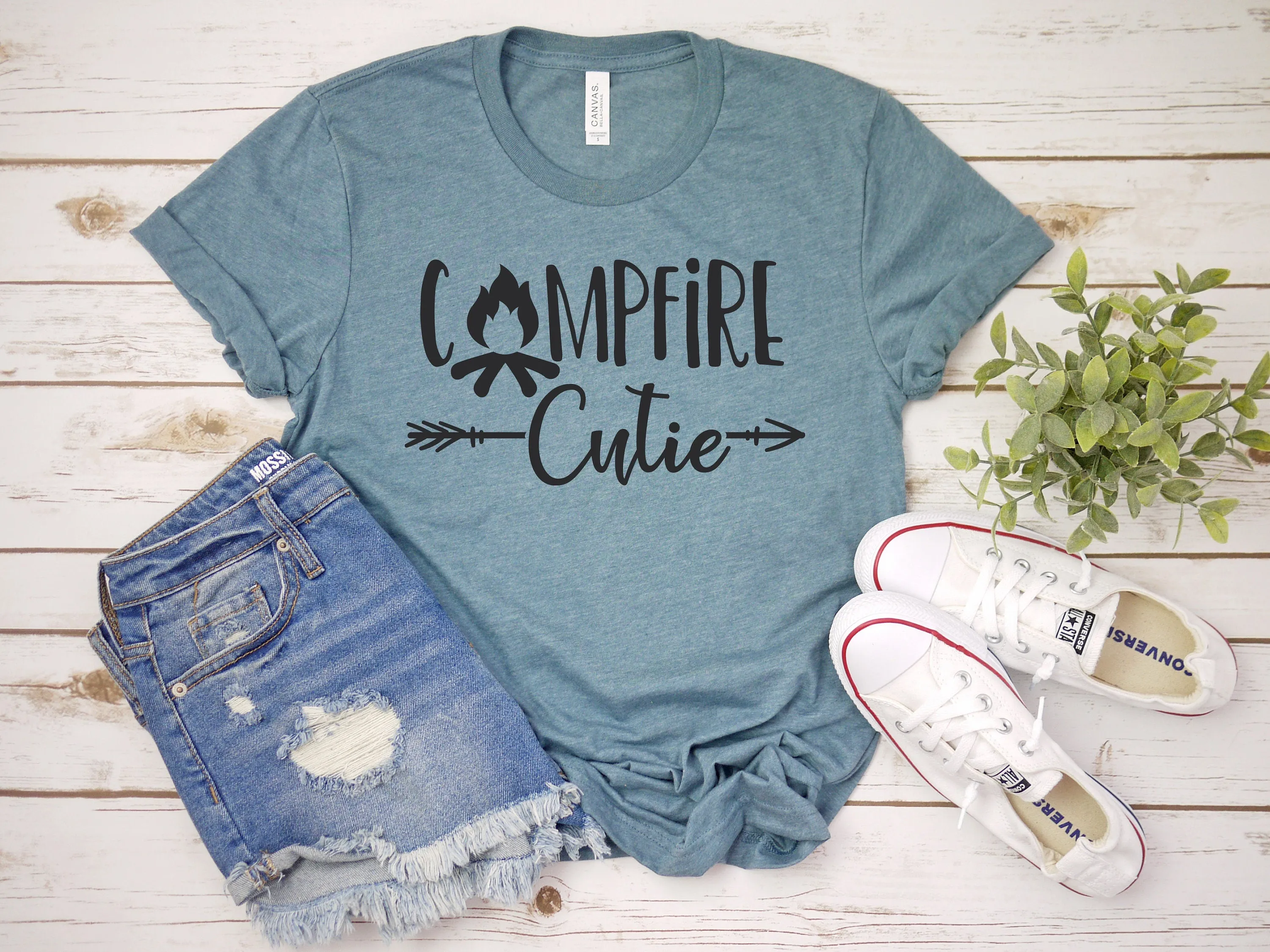 Campfire Cutie- Family Matching Vacation T Shirt - RV - Recreational - Adventure - Custom Unisex