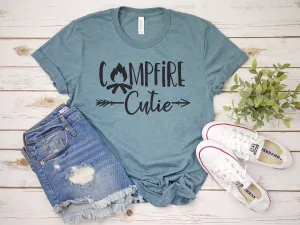 Campfire Cutie- Family Matching Vacation T Shirt - RV - Recreational - Adventure - Custom Unisex