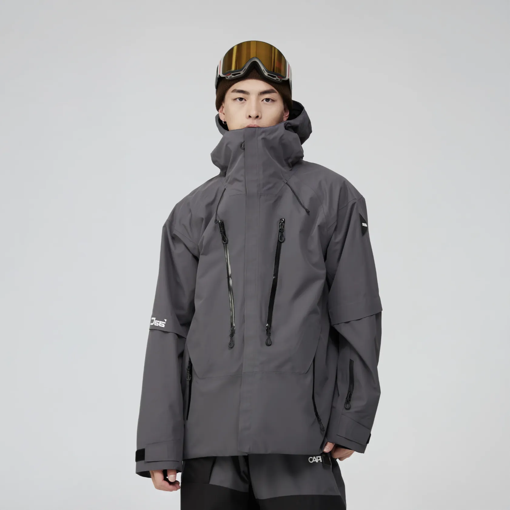 Capelin Crew Brick Unisex Jackets Grey