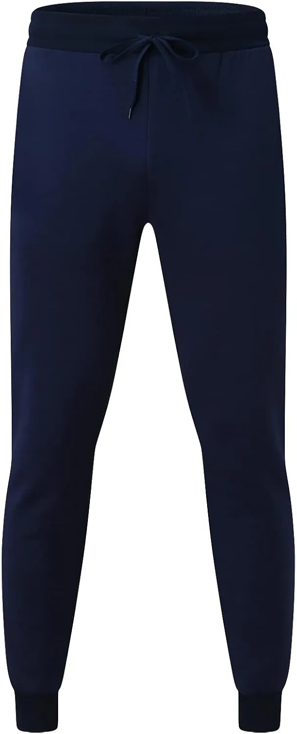Cargo Pants for Men Big and Tall, Athletic Casual Open Bottom Cargo Sweatpants with Pockets Men's Cotton Sweatpants