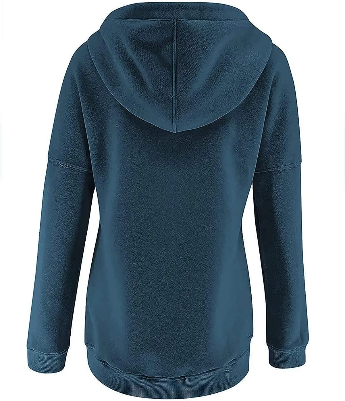 Ceboyel Women Cute Hoodies 2023 Button Collar Pullover Tops Drawstring Long Sleeve Sweatshirts Trendy Teen Girls Clothing