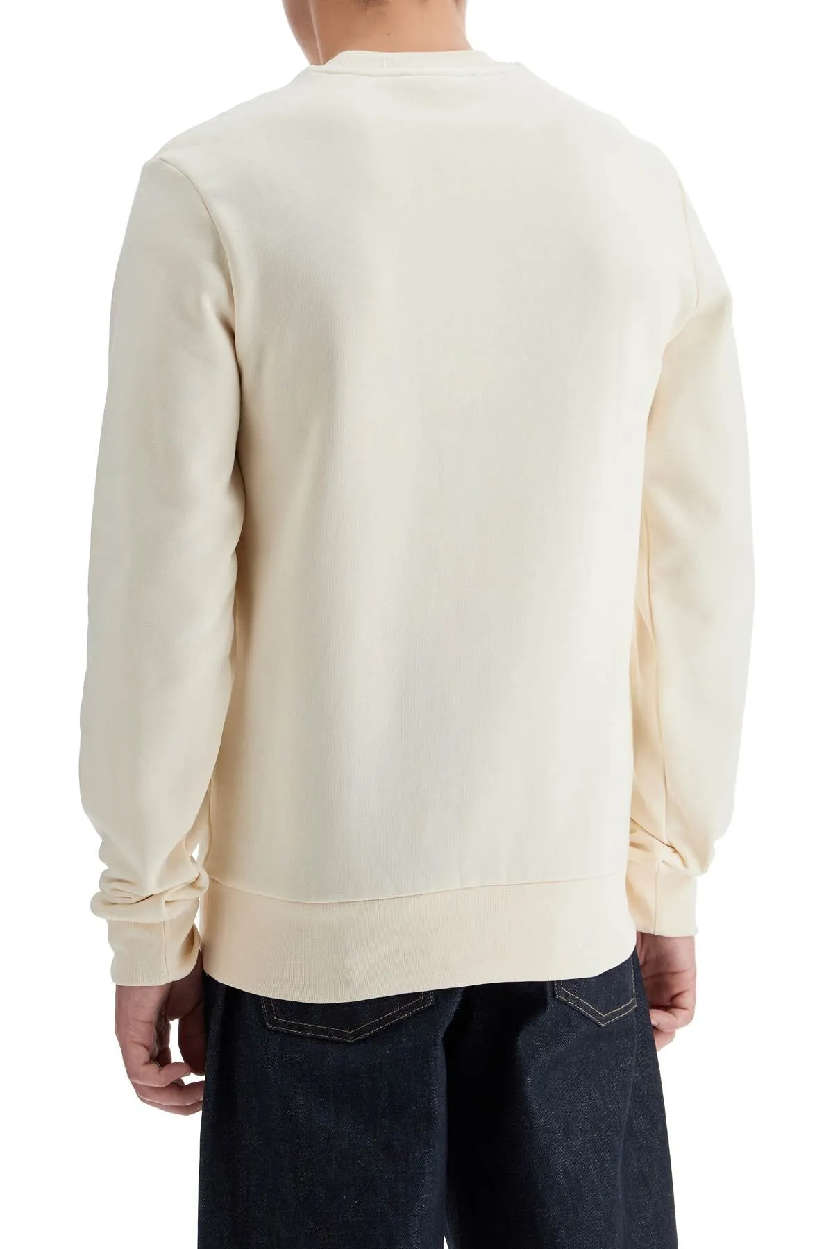 classic fit crewneck sweatshirt SH9608 PANNA