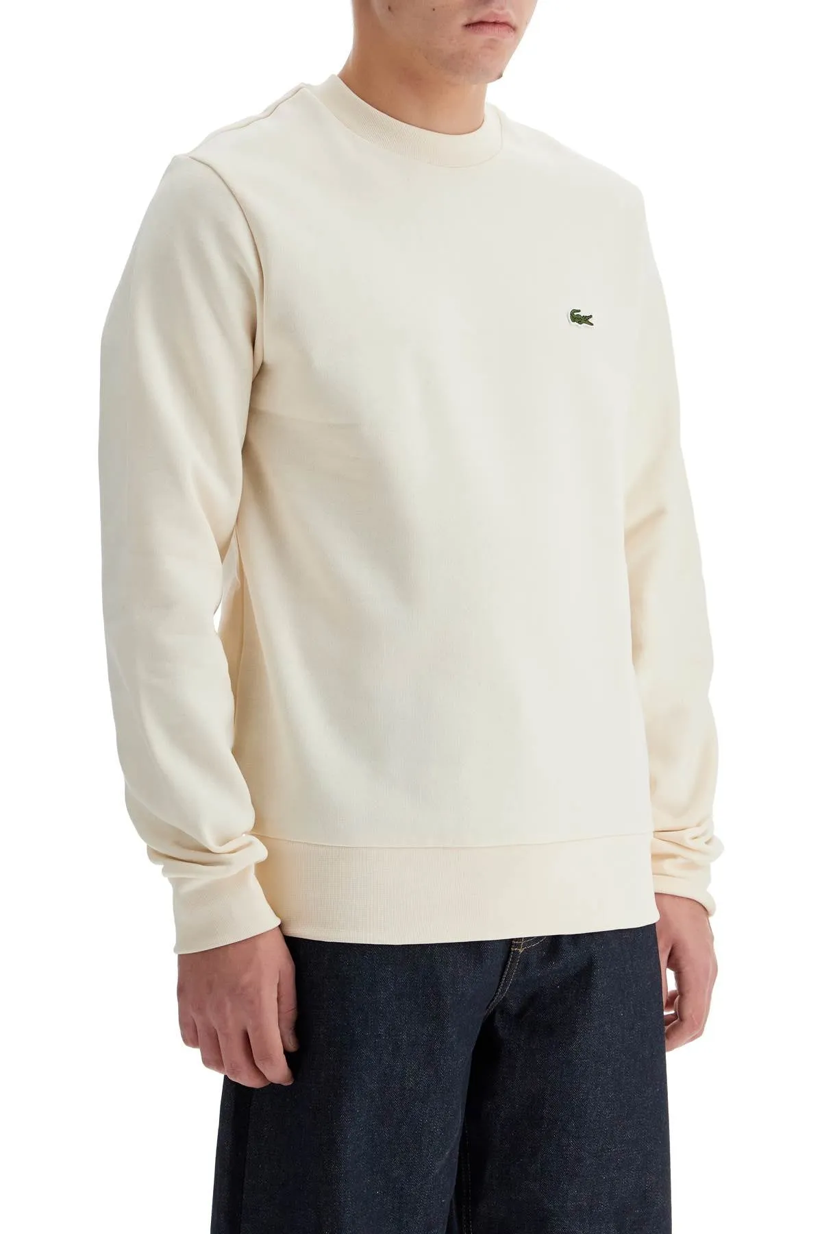 classic fit crewneck sweatshirt SH9608 PANNA