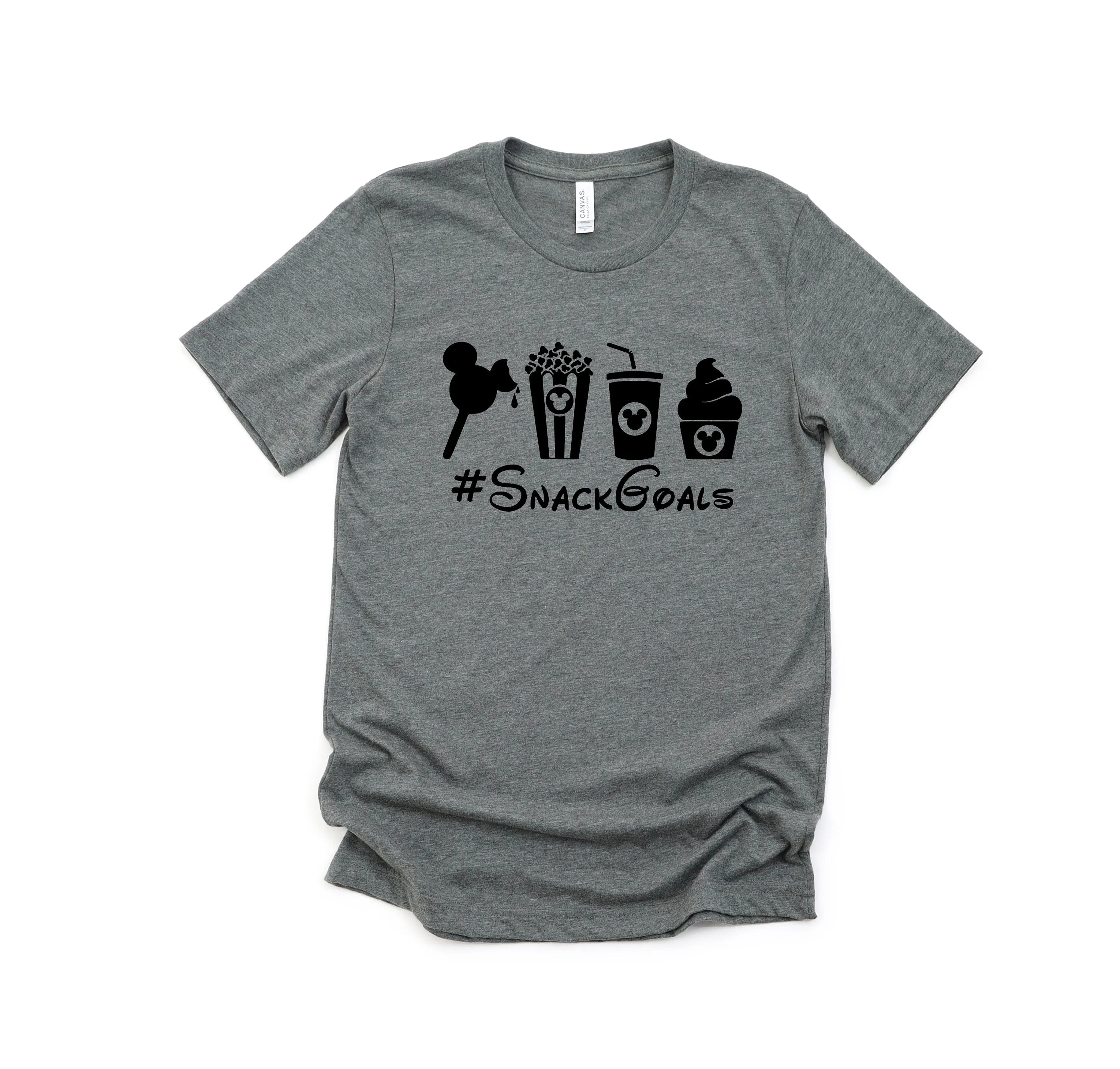 Disney Snack Goals T Shirt- Disney Food Lover T Shirt - Dole Whip T Shirt - Pop Corn