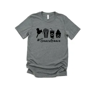 Disney Snack Goals T Shirt- Disney Food Lover T Shirt - Dole Whip T Shirt - Pop Corn