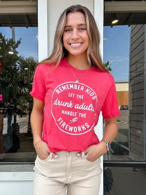 Drunk Adults 4th of July T-Shirt