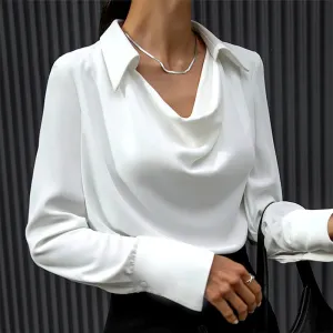 Elegant silk blouse for women