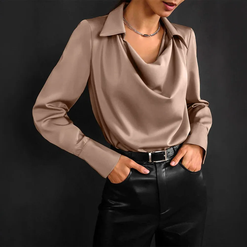 Elegant silk blouse for women