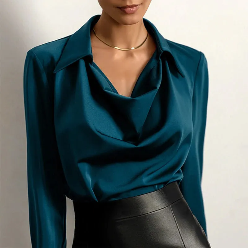 Elegant silk blouse for women