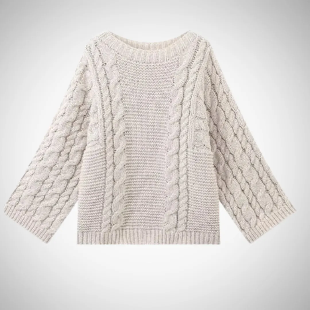 Erika Oversized Cable Knit Sweater
