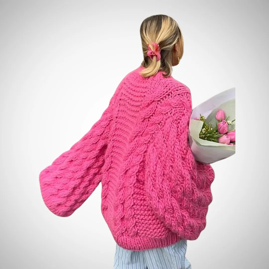 Erika Oversized Cable Knit Sweater