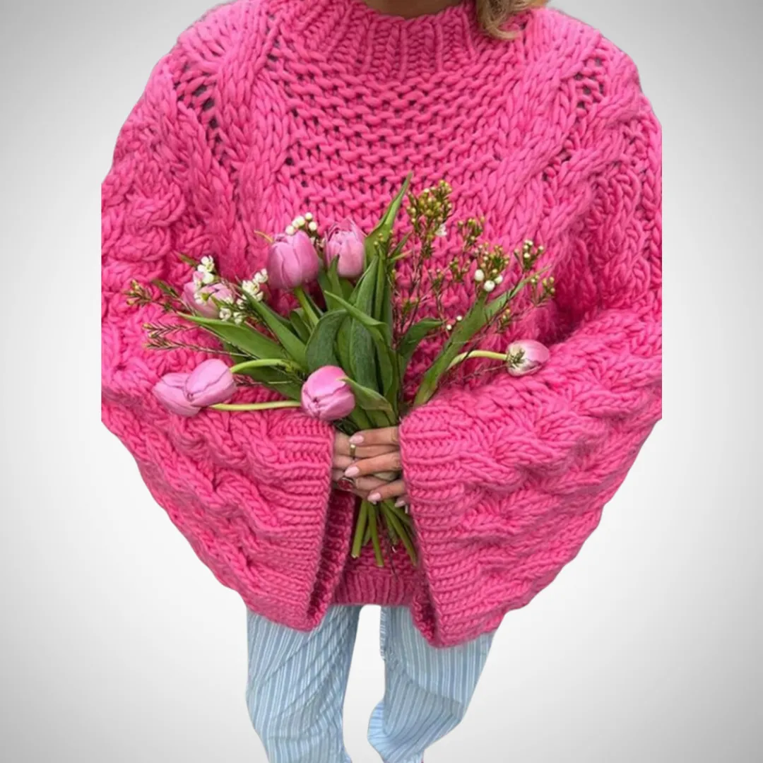 Erika Oversized Cable Knit Sweater