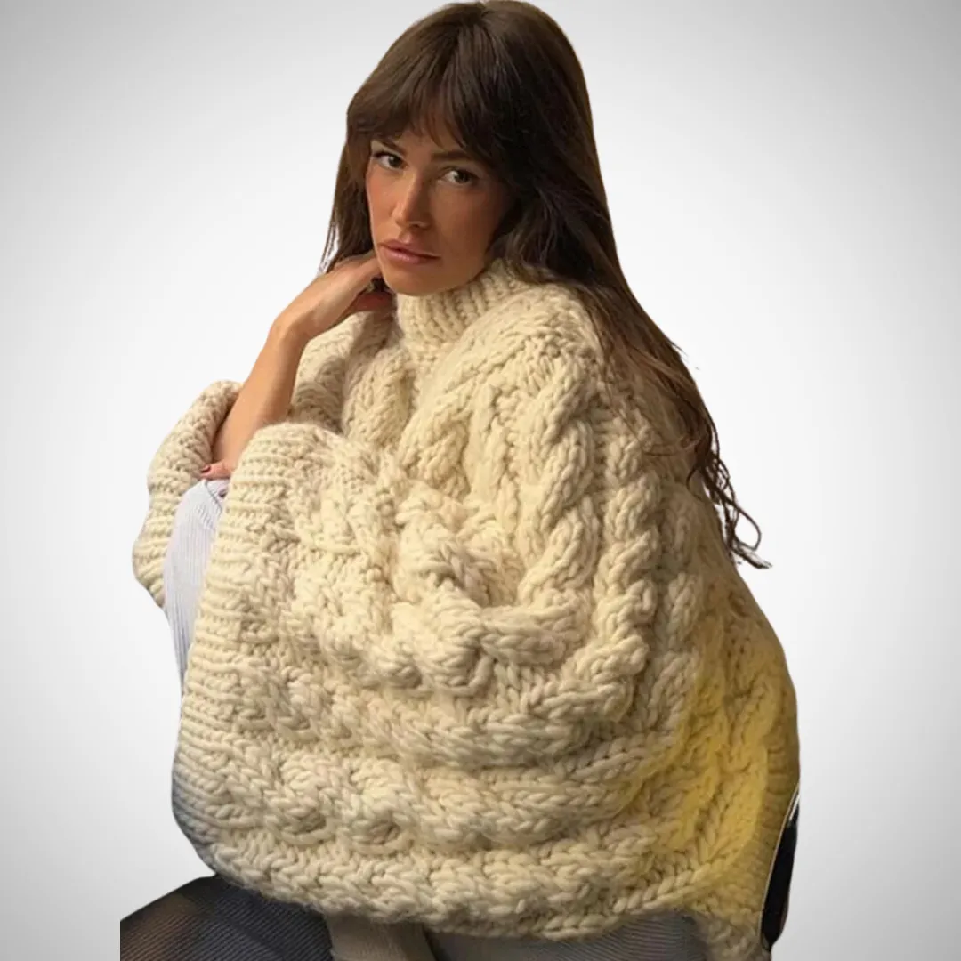 Erika Oversized Cable Knit Sweater