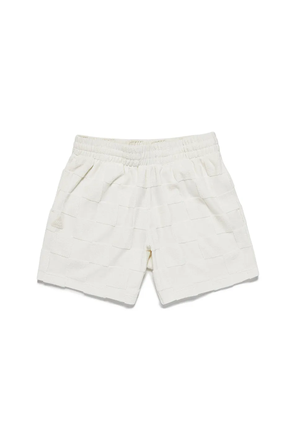 Estelle Terrycloth Check Lounge Short - Butter