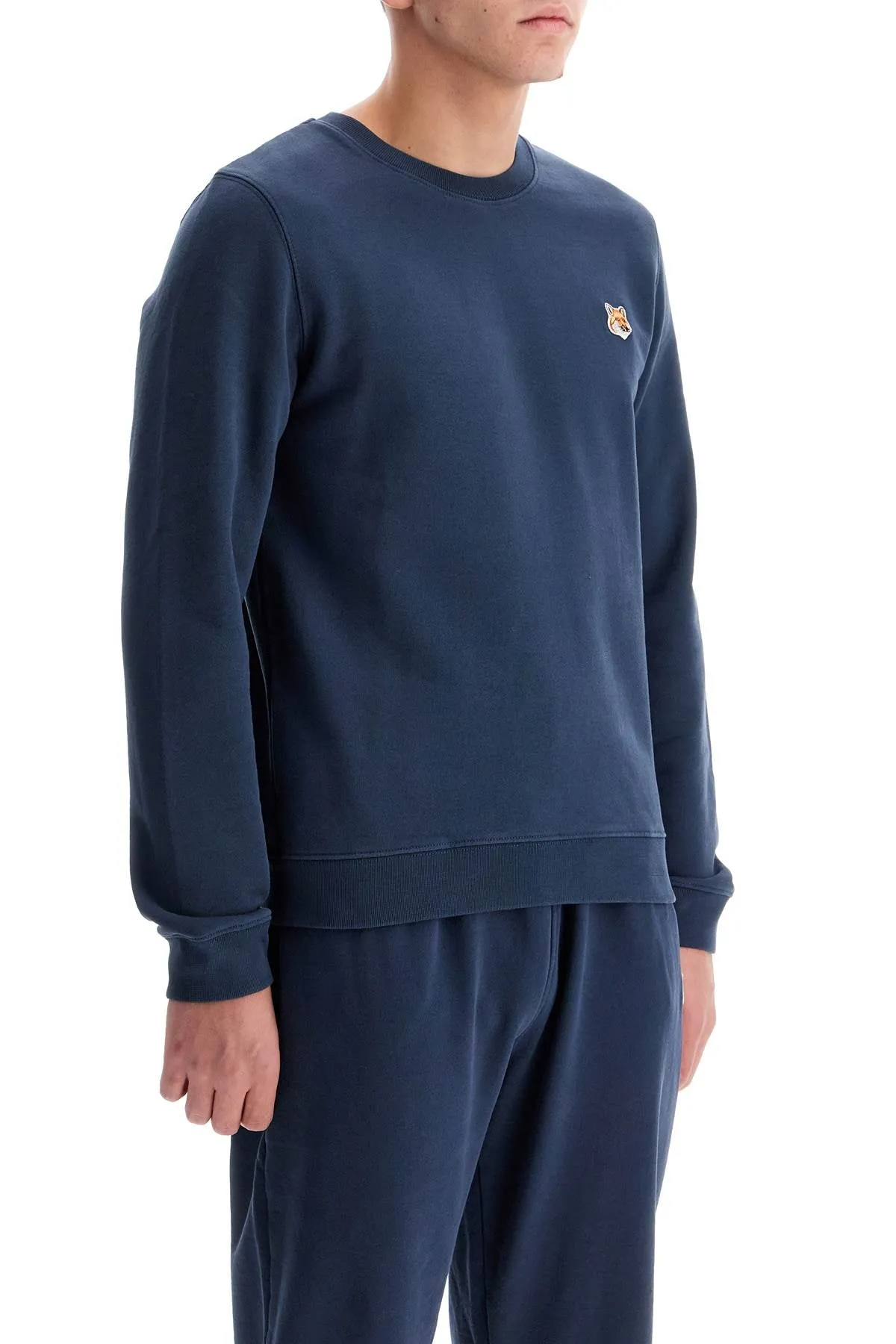 fox head regular fit sweatshirt LW00302KM0001 INK BLUE