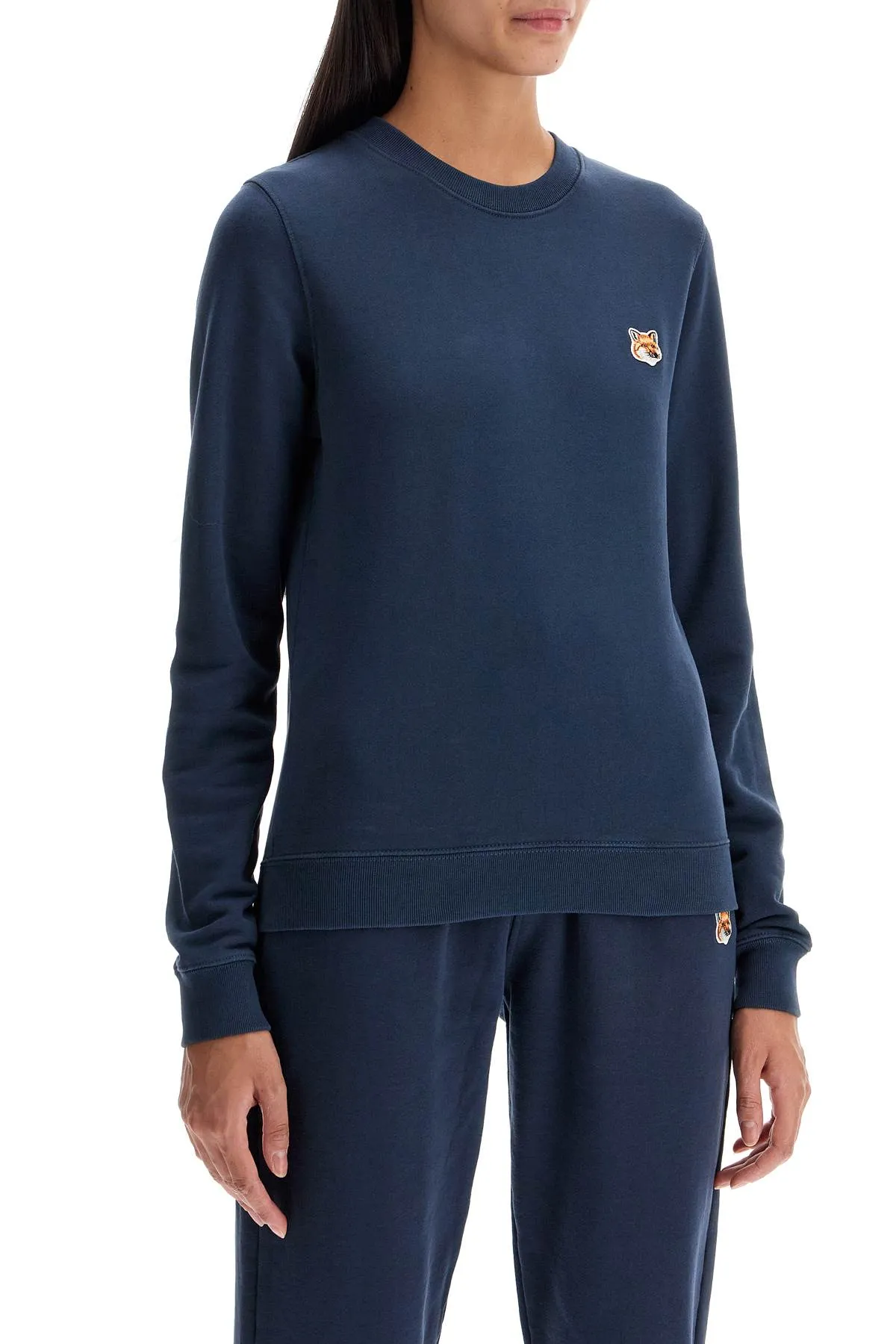fox head regular fit sweatshirt LW00302KM0001 INK BLUE