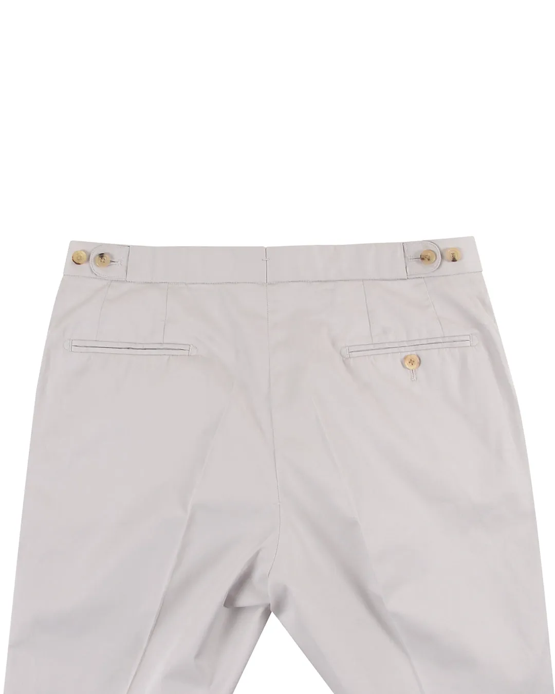 Fresco: Soft Mild Grey Stretch Twill Pants