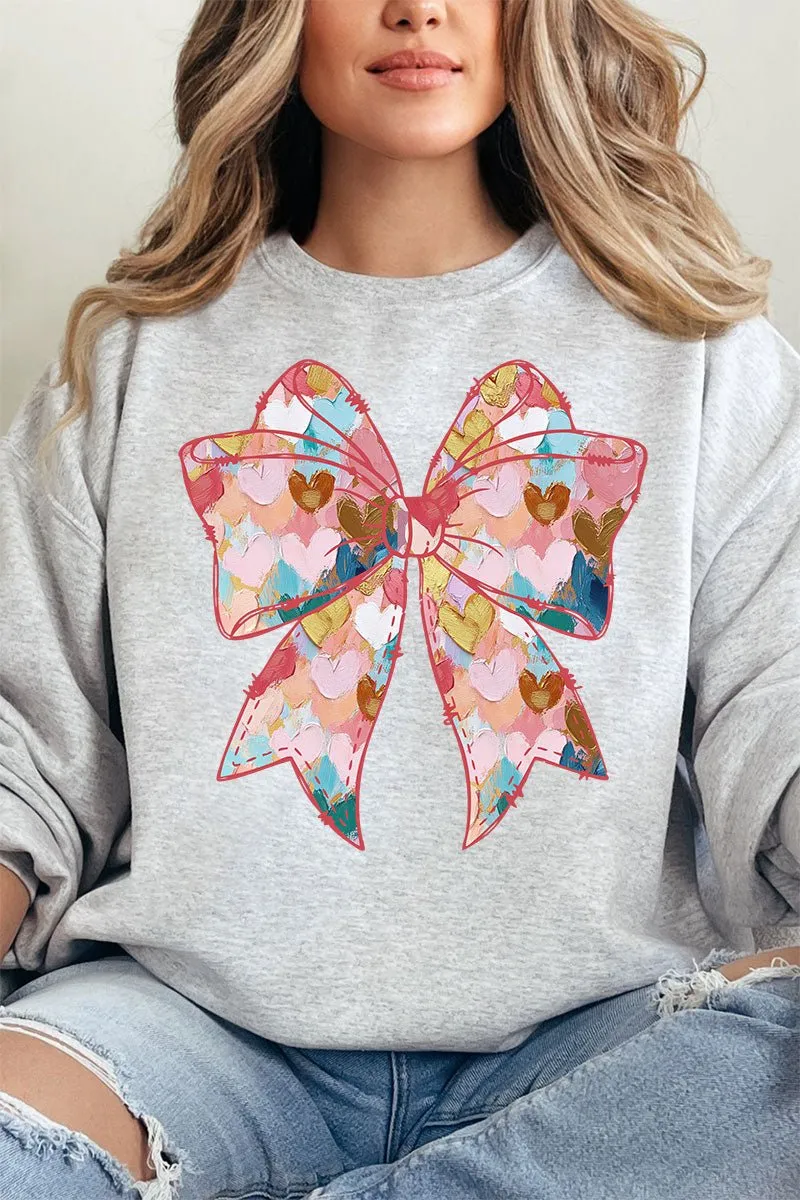 Glitzy Heart Coquette Unisex NuBlend Crew Sweatshirt