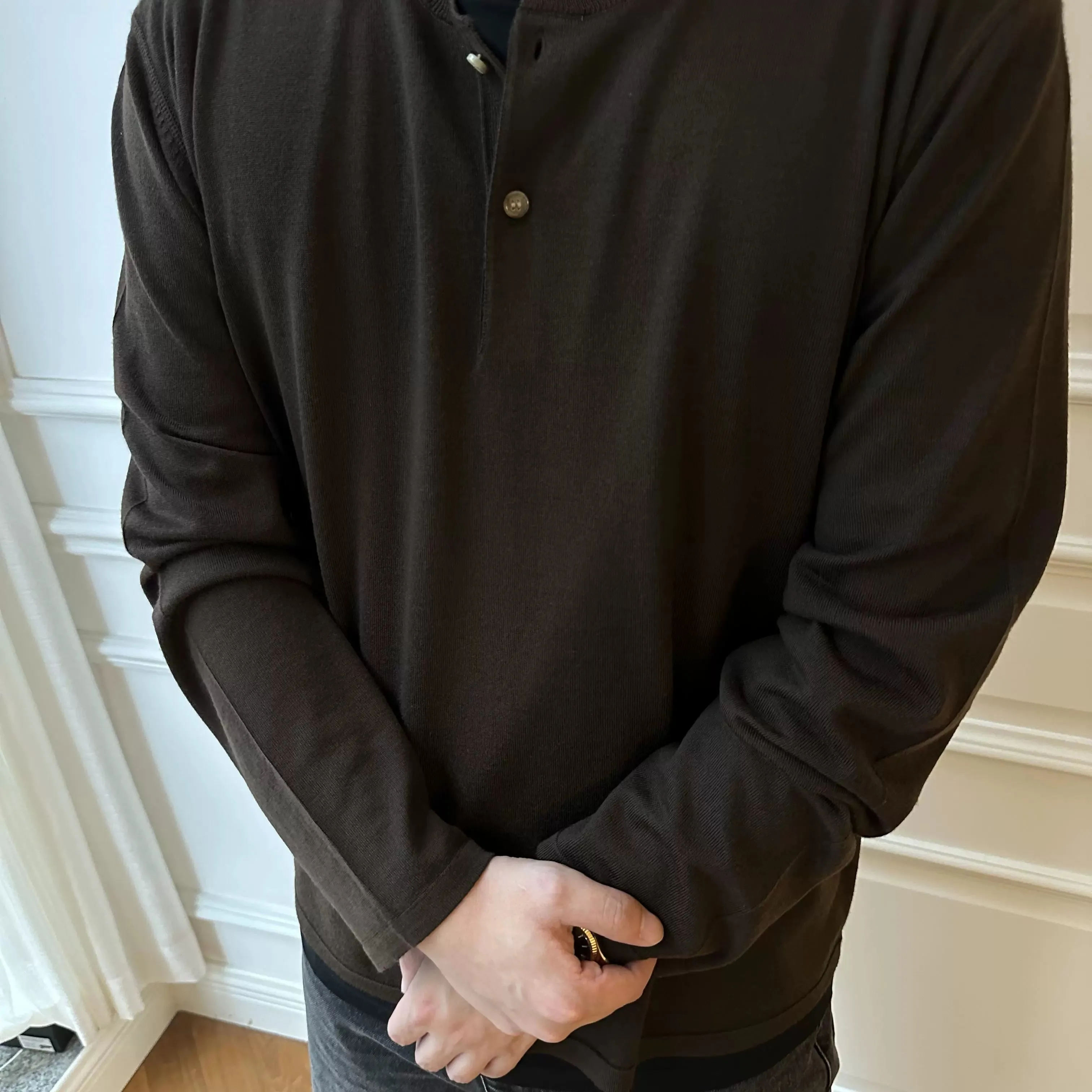Henley Wool Sweater