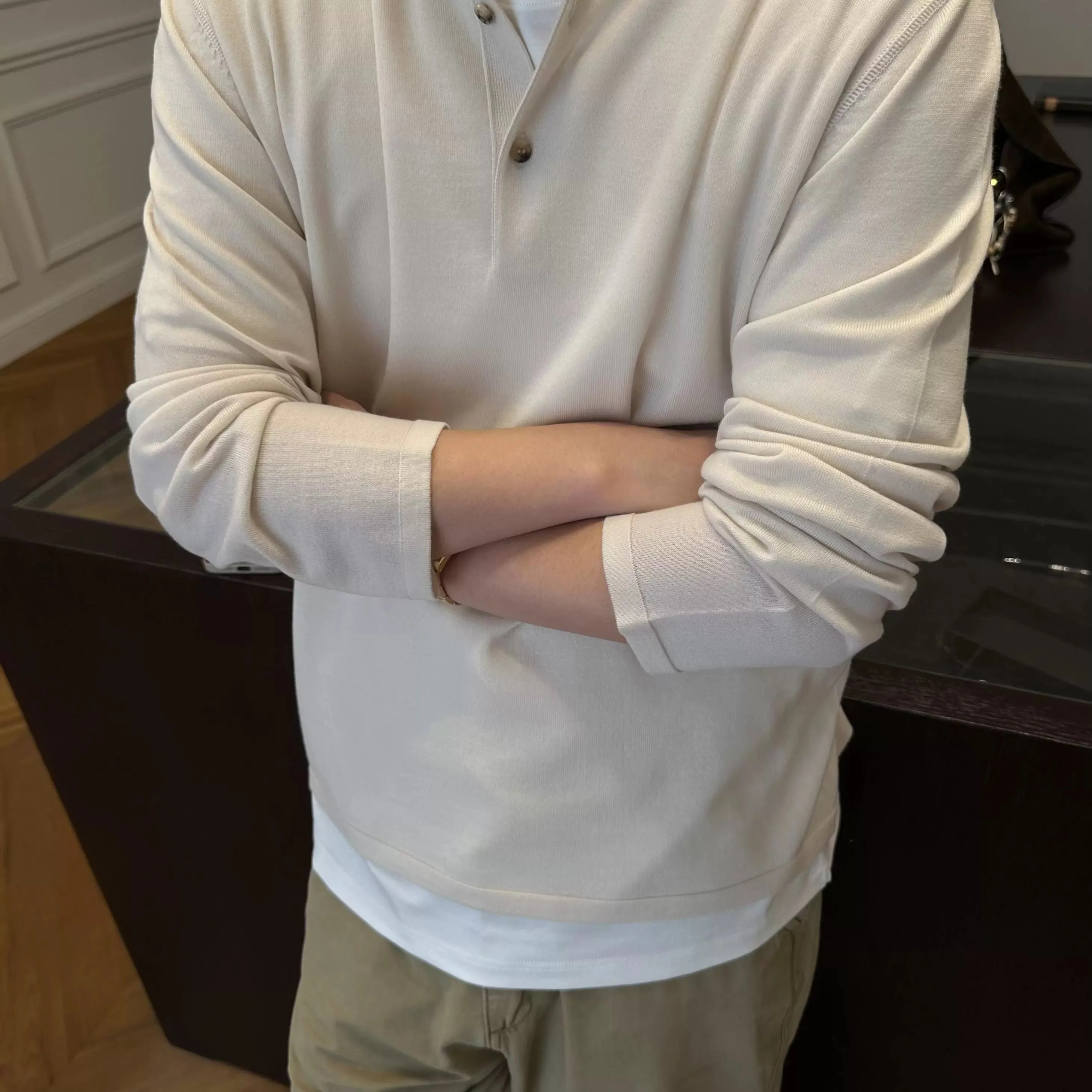 Henley Wool Sweater