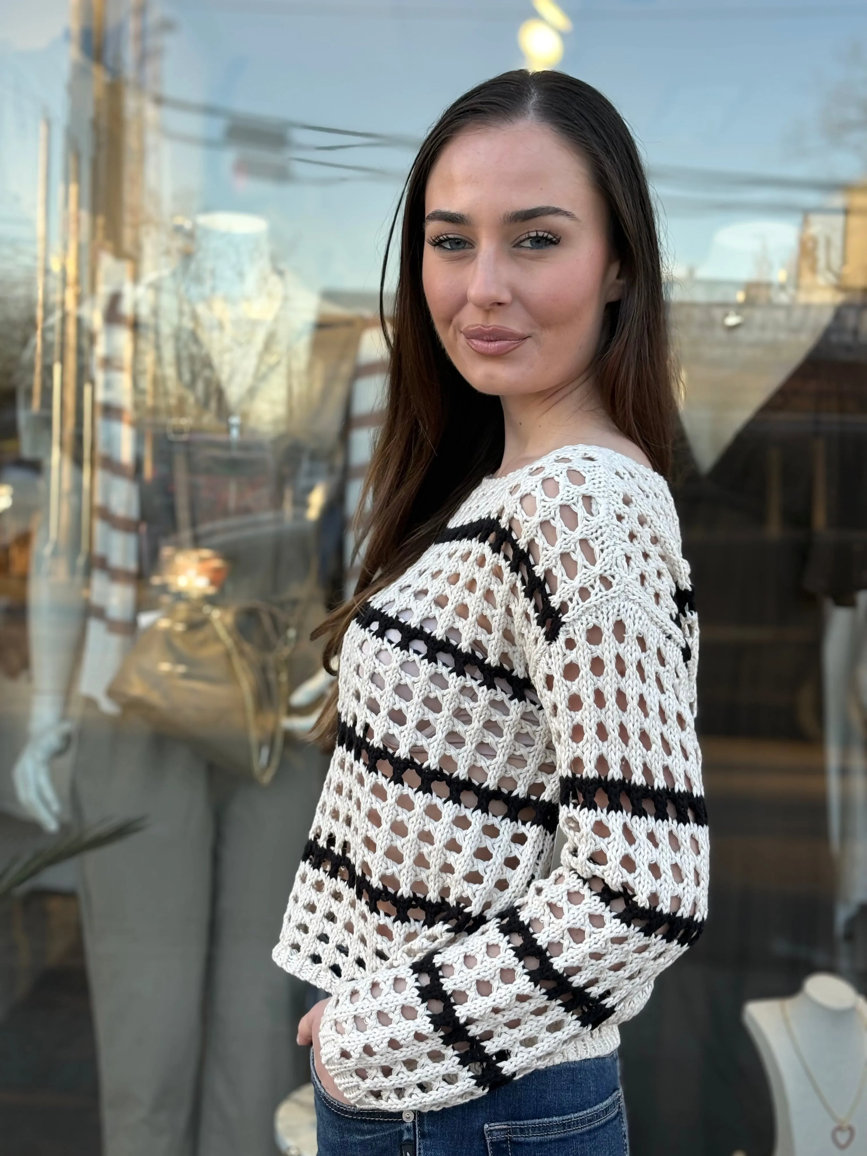 JENS COTTON BLEND SUMMER CROCHET