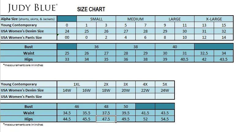 Judy Blue HW Tummy Control Contrast Wash Flare
