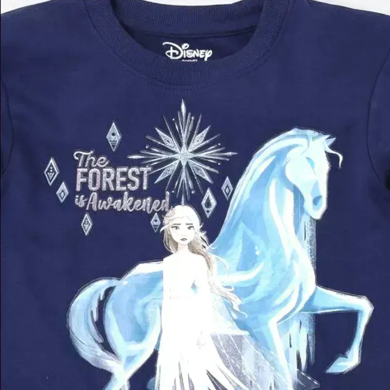Kids Disney Princess Print Round-Neck Sweatshirt