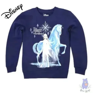 Kids Disney Princess Print Round-Neck Sweatshirt