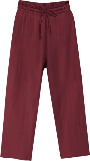 Lmdudan 2025 Summer Plus Size Cotton Linen Pants for Women High Waisted Lounge Trousers Wide Leg Palazzo Pant with Pockets