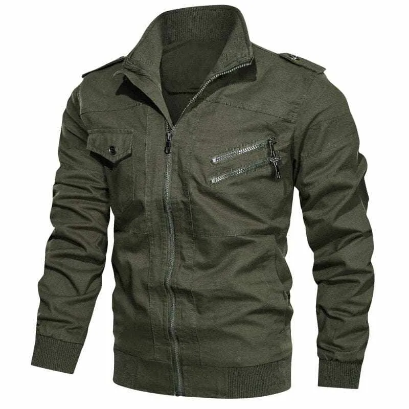 Men Casual Jacket Men Spring/Fall Army Military Jackets