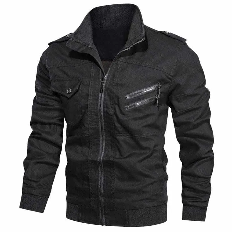 Men Casual Jacket Men Spring/Fall Army Military Jackets