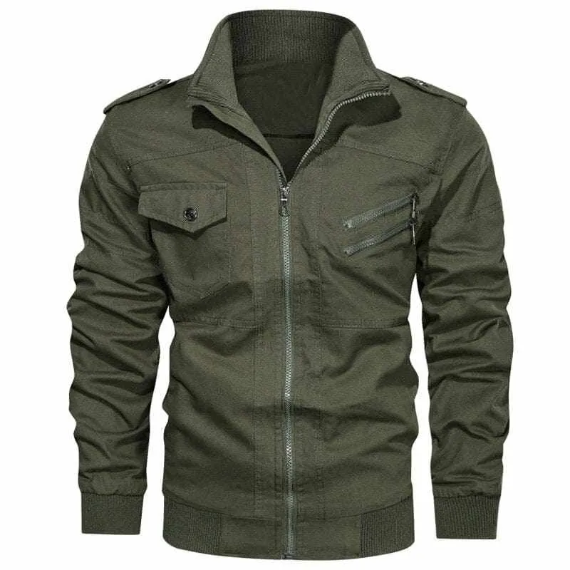 Men Casual Jacket Men Spring/Fall Army Military Jackets