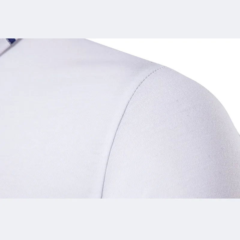 Men's Polo Shirts Sportswear Casual Long Sleeve Tops