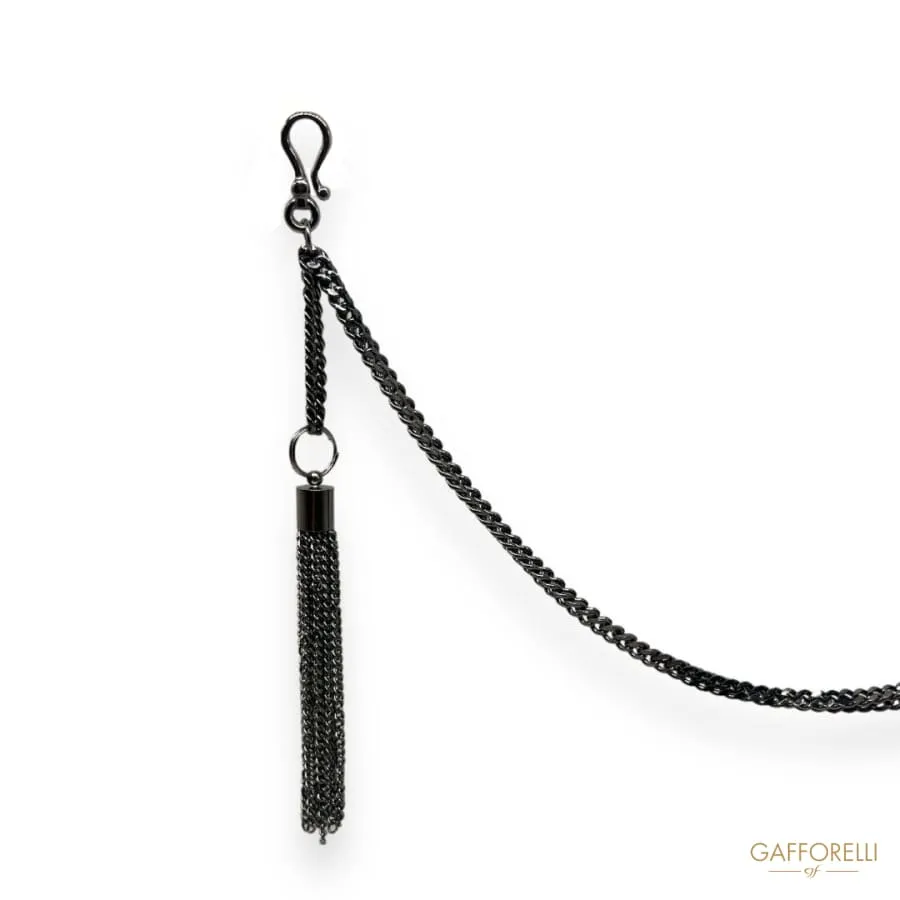 Men's Trouser Chain with Side Pendant - Art. U607- Gafforelli Srl