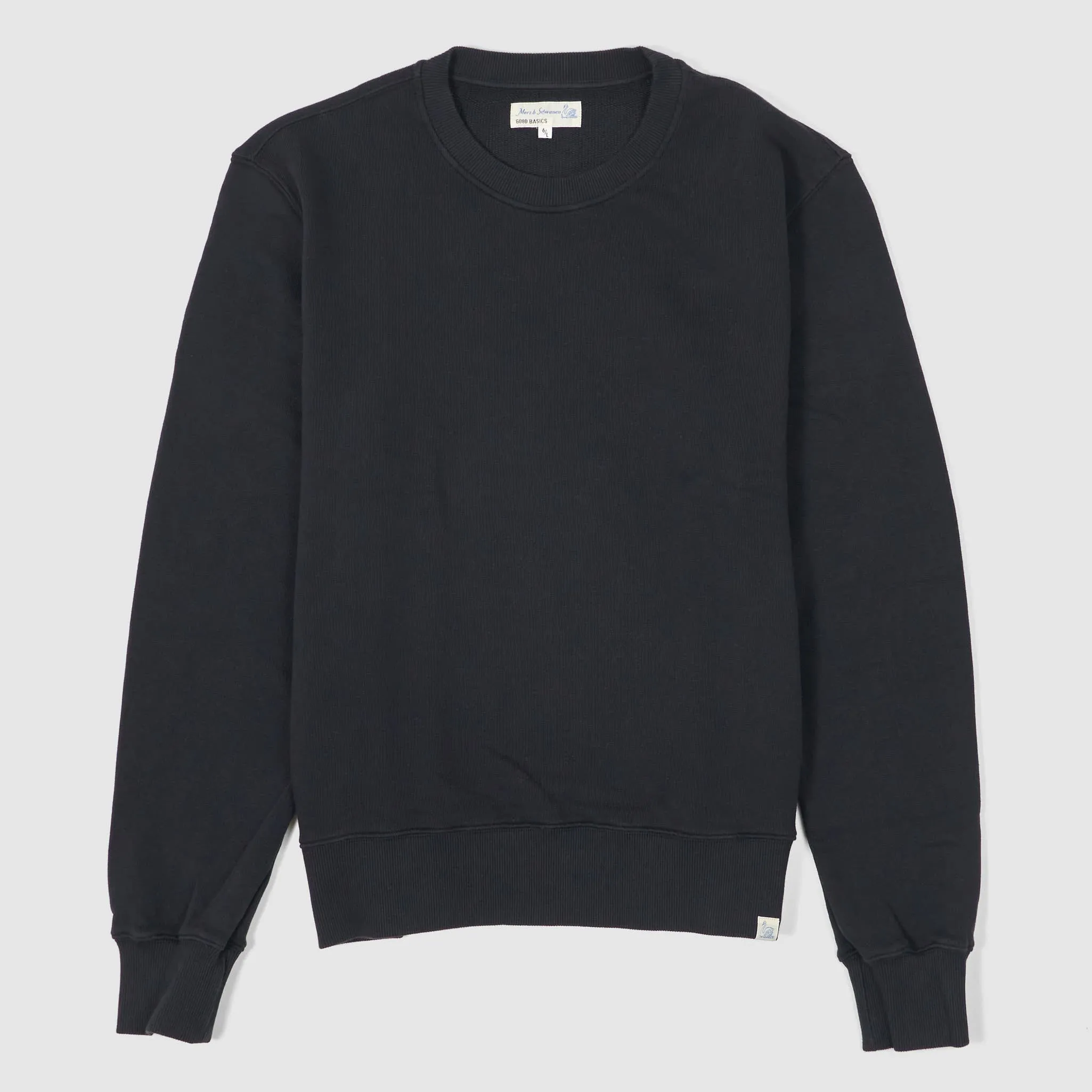 Merz b. Schwanen Crew Neck Pima Cotton Sweatshirt