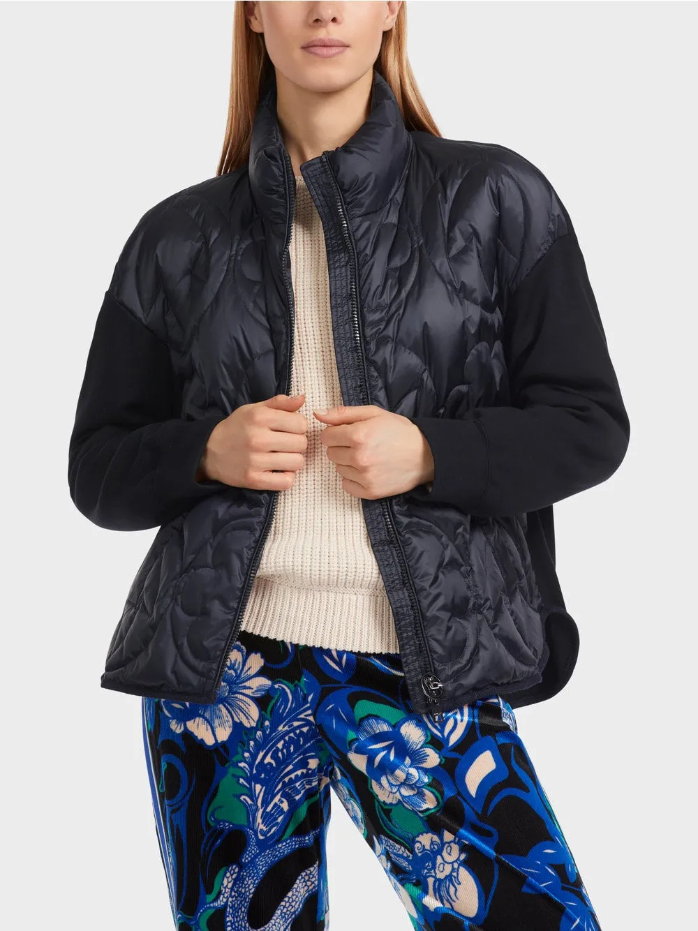 midnight blue padded jacket