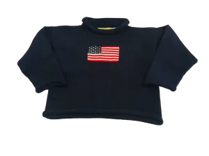 Navy Flag Sweater     6m-10yr.