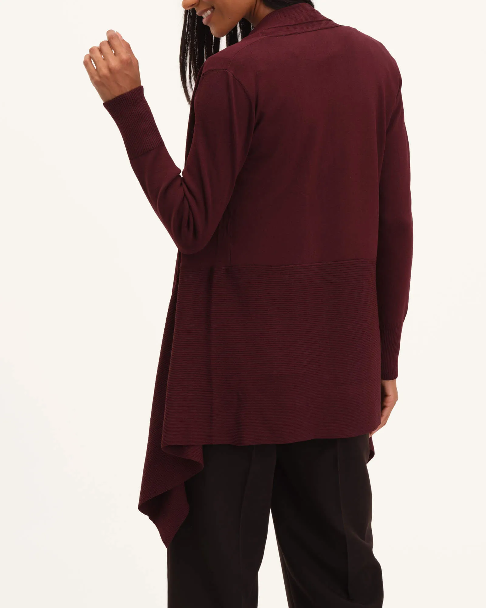 Open Front Shawl Cardigan
