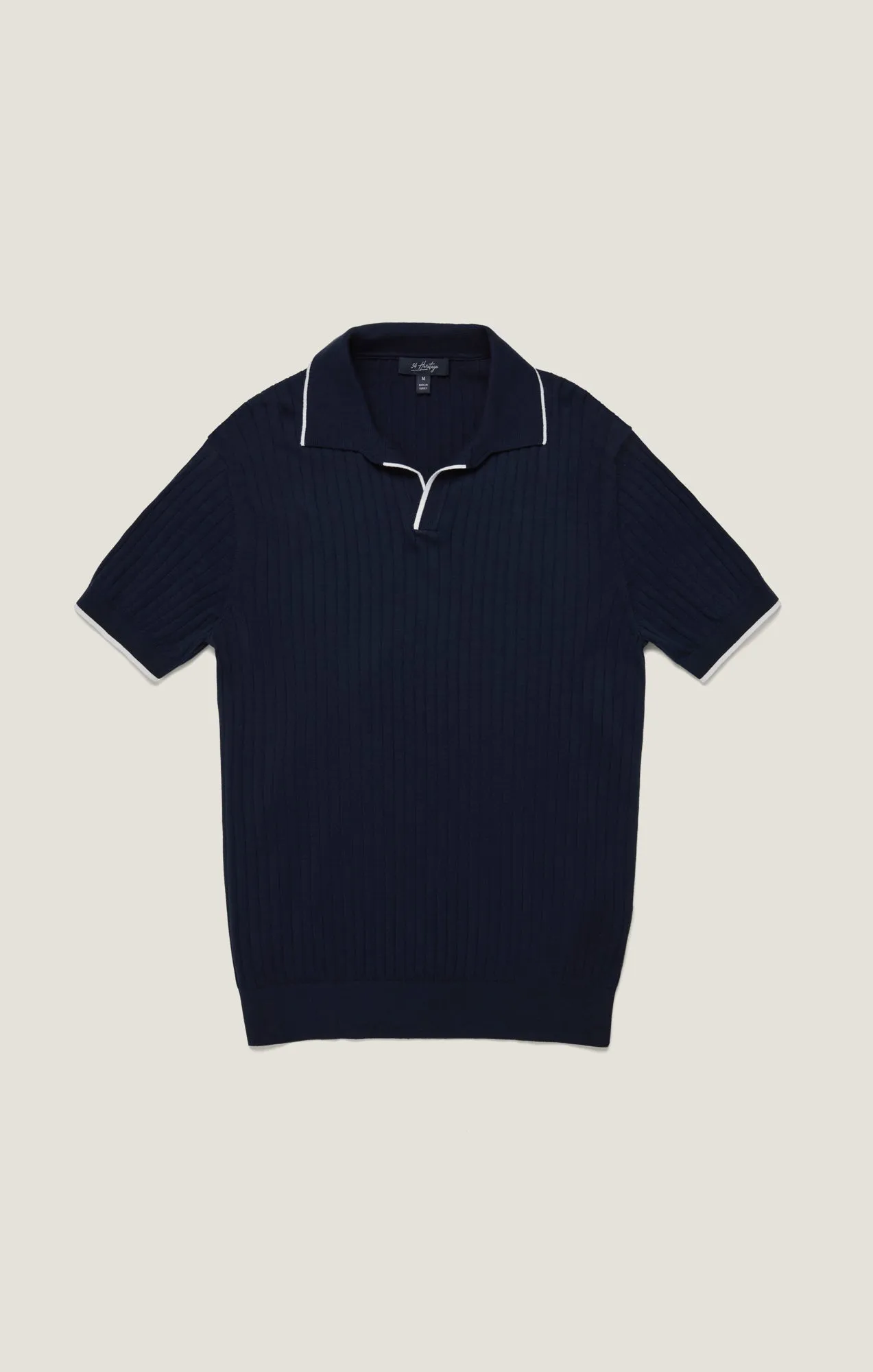 Polo Sweater in Navy
