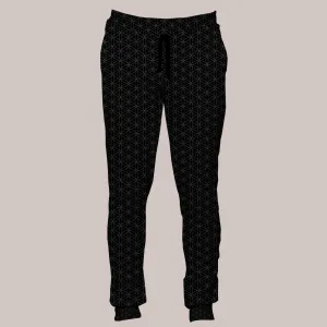 Psychedelic Joggers (UV/RGB, Eco-Friendly, Unisex, Fleece-Lined) | FREQ SEED