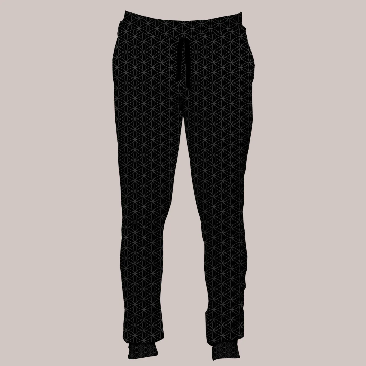 Psychedelic Joggers (UV/RGB, Eco-Friendly, Unisex, Fleece-Lined) | FREQ SEED