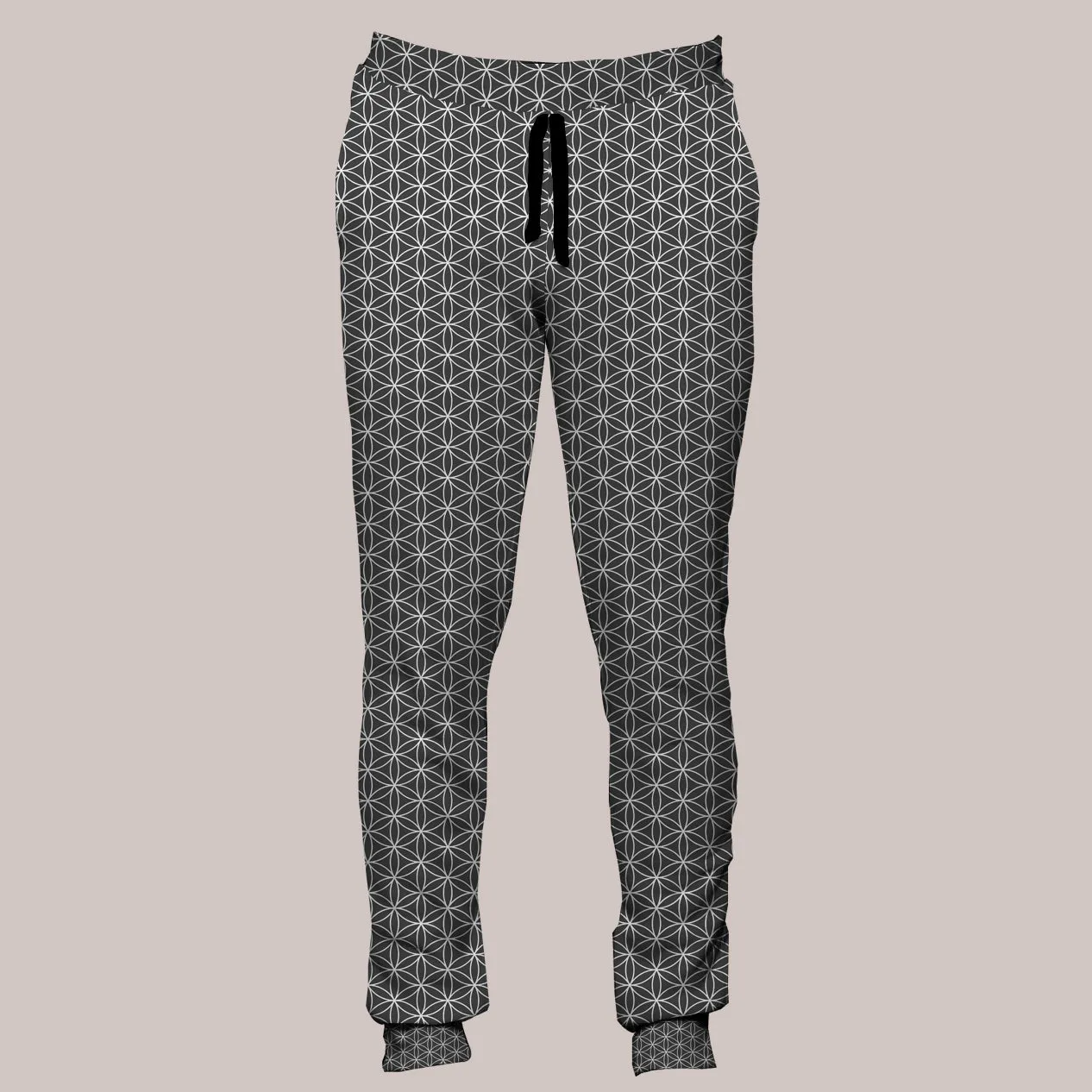 Psychedelic Joggers (UV/RGB, Eco-Friendly, Unisex, Fleece-Lined) | FREQ SEED