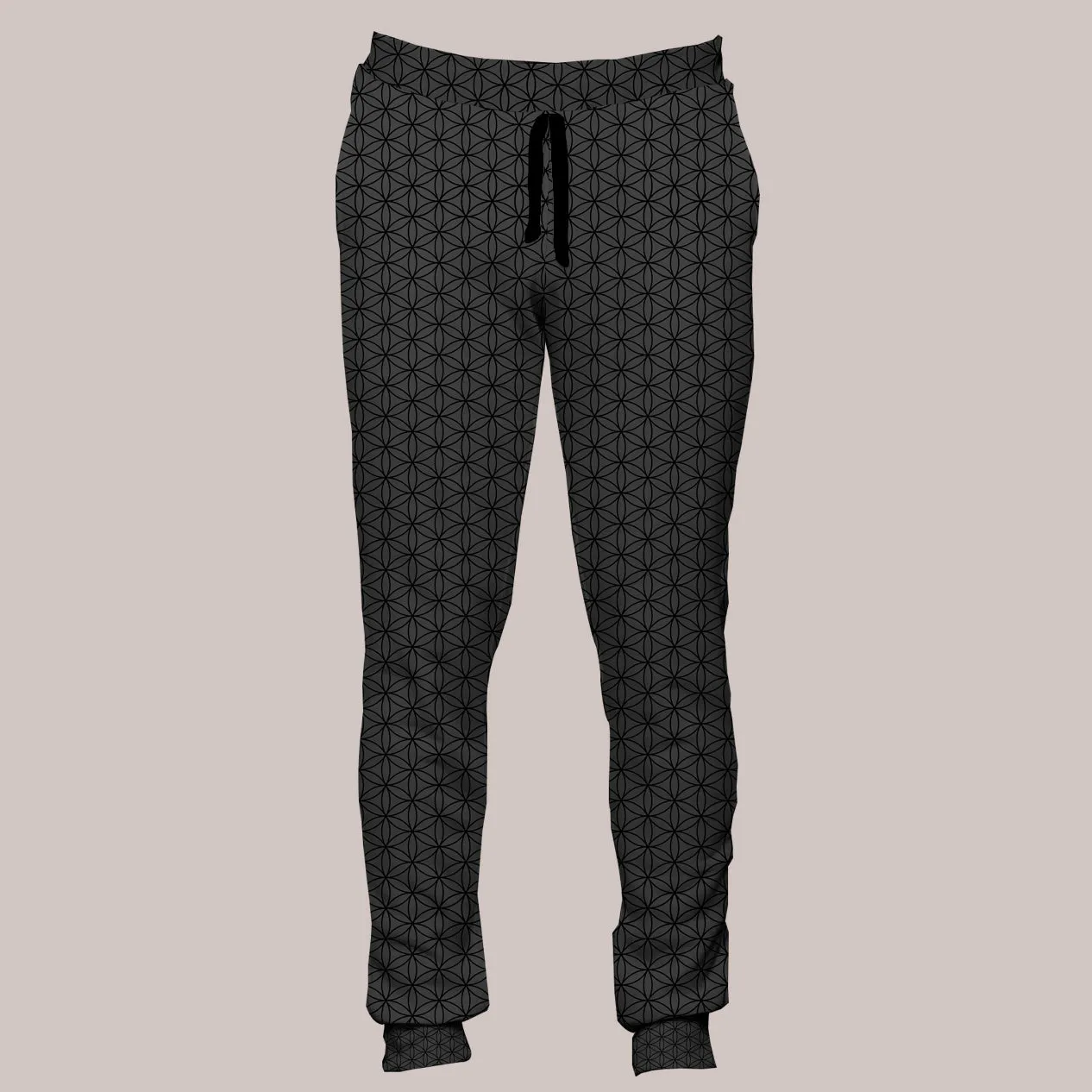 Psychedelic Joggers (UV/RGB, Eco-Friendly, Unisex, Fleece-Lined) | FREQ SEED